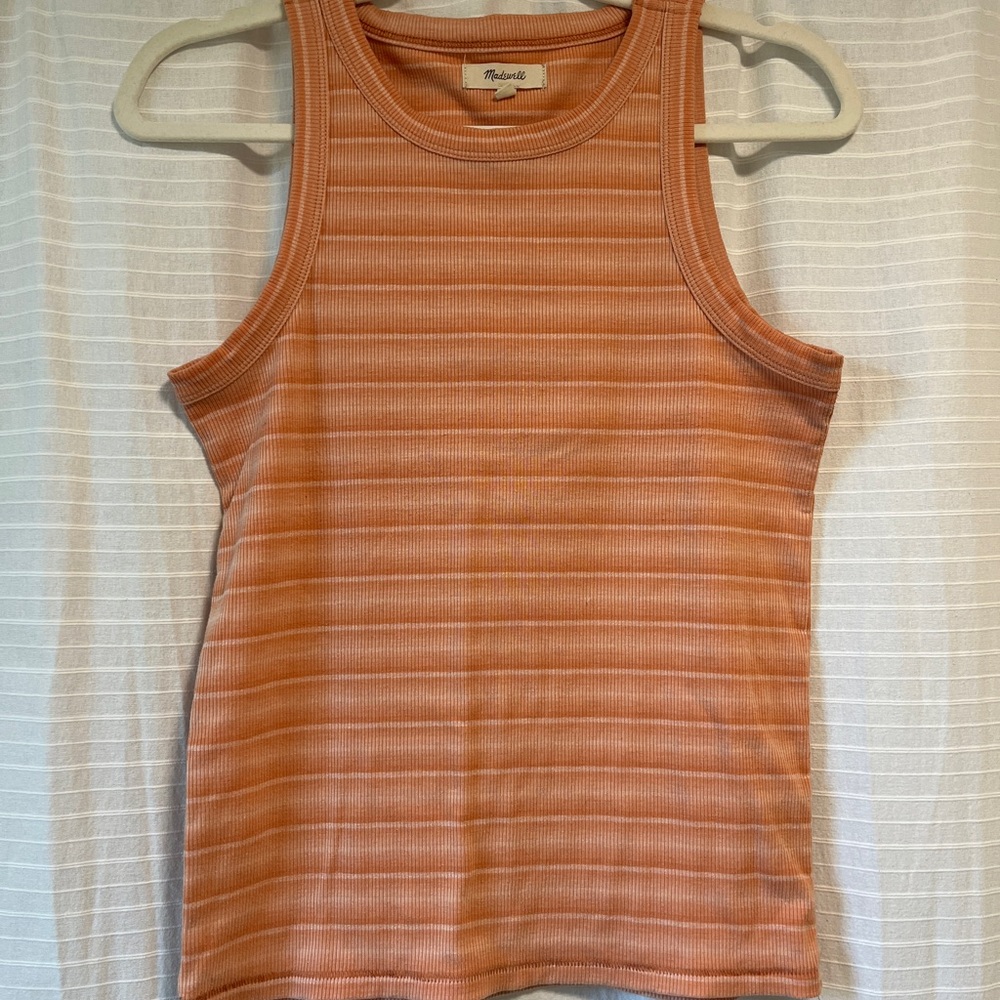 Madewell Women's Ribbed Westville High Neck Tank Top